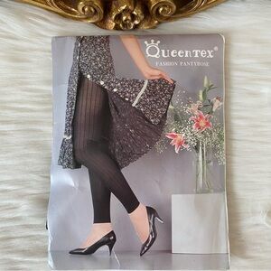 Queen Tex Vintage Stripe Pantyhose